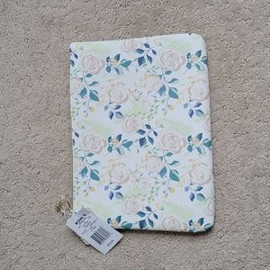 NEW Lauren Conrad Ivory Floral Pouch